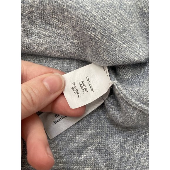 Madewell Sweater Pullover Long Sleeve Tie Back Criss Cross Grey S Small - Picture 5 of 6